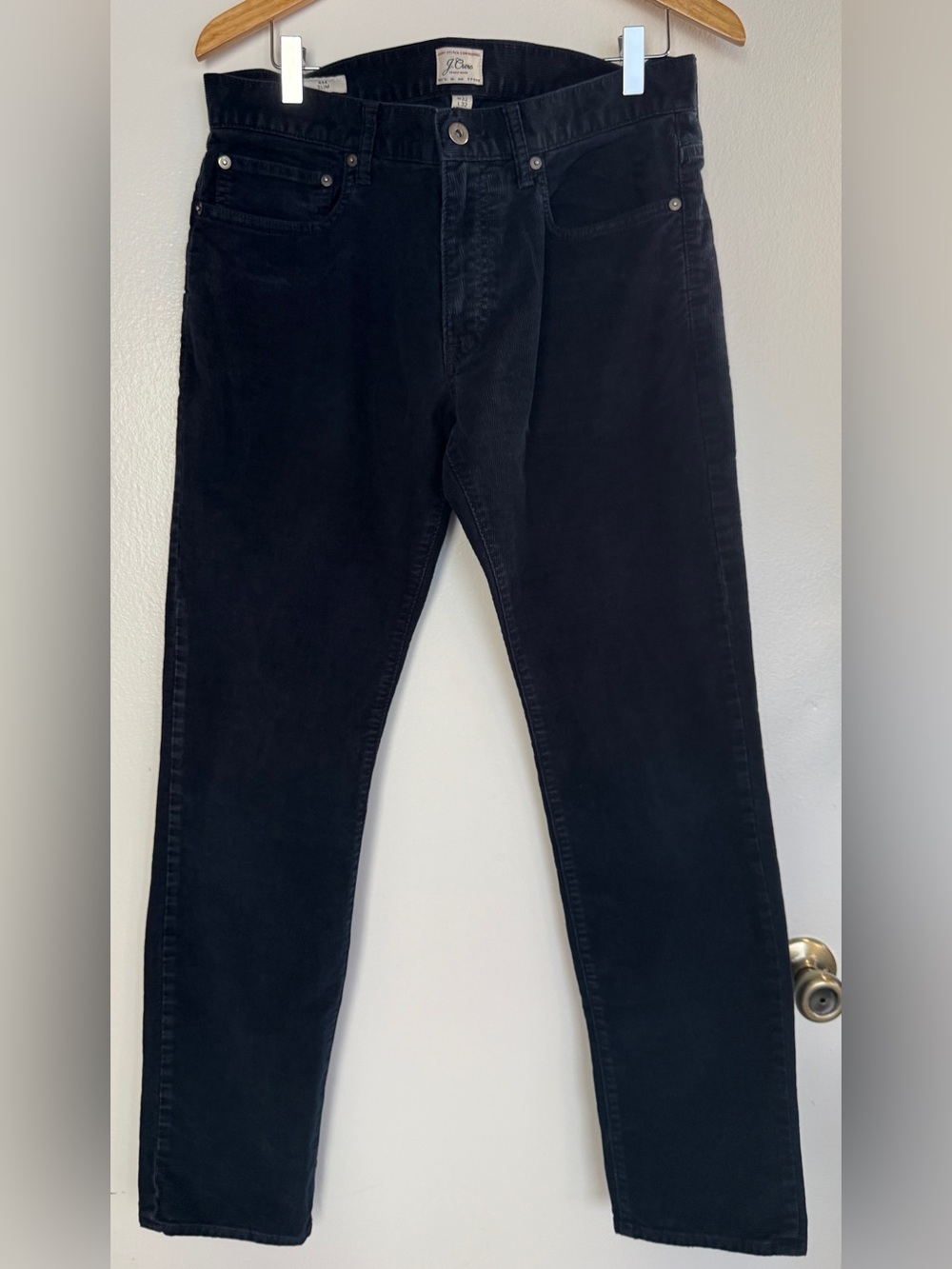 J. Crew Men’s Navy Corduroy Slim Pant
